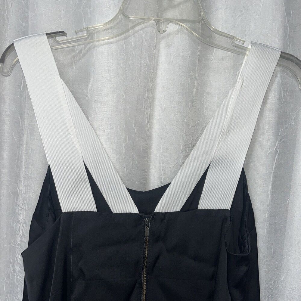 Banana Republic Black Grosgrain Straps Lined Blouse Top Tank Size Med NWT - Picture 5 of 7